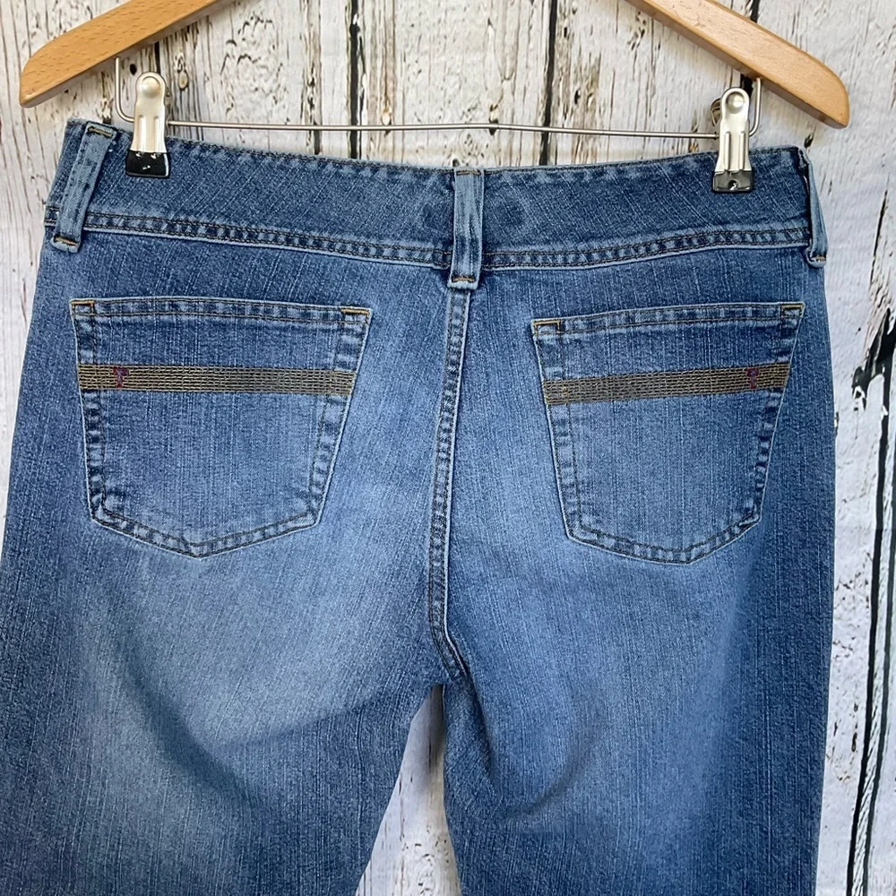 Vintage Y2K Tommy Jeans Flare Denim Tommy Hilfiger Double Button sz 11 Jeans - Picture 6 of 10